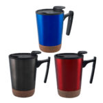 TAZA KILIA GRIS TAZ 033 G (ACERO INOXIDABLE - PLÁSTICO - CORCHO) - Imagen 6