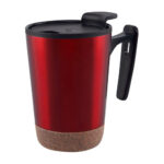 TAZA KILIA ROJO TAZ 033 R (ACERO INOXIDABLE - PLÁSTICO - CORCHO)