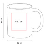 TAZA PARA SUBLIMAR PANAJI NEGRO TAZ 036 N (CERÁMICA) - Imagen 2