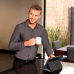 TAZA BIKANER BLANCO TAZ 038 B (PORCELANA - CORCHO) - Imagen 2