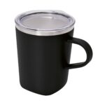 TAZA MINI METÁLICA NEGRO TAZ 049 N (ACERO INOXIDABLE - PLÁSTICO)