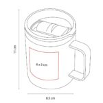 TAZA BELIZA NEGRO TAZ 050 N (ACERO INOXIDABLE - PLÁSTICO) - Imagen 2