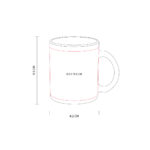 TAZA DE VRIDIO SUBLIMACIÓN ROJO TAZ 053 R (VIDRIO) - Imagen 2