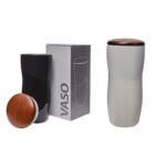 TERMO DE CERÁMICA BOOTLE BLANCO NEGRO TAZ 056 N (CERÁMICA - MADERA) - Imagen 5