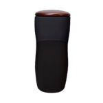 TERMO DE CERÁMICA BOOTLE BLANCO NEGRO TAZ 056 N (CERÁMICA - MADERA) - Imagen 2