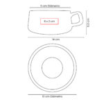 TAZ 070 N - TAZA WUHAN NEGRO (NEGRO - CERAMICA - BAMBU) - Imagen 5