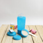 BOTELLA MEZCLADORA NERJA GRIS OSCURO TE-075G ( TE-075 - TE075 - CILINDROS ) - Imagen 2