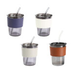 VASO ALIA GRIS CLARO TE-169G ( TE-169 - TE169 - VASOS ) - Imagen 3