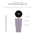 VASO LUND ROSA CLARO TE-223RS ( TE-223 - TE223 - VASOS ) - Imagen 4