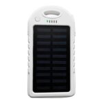 POWER BANK CARGA SOLAR Y LUZ LED (TEC049-U) BLANCO