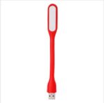 MINI LAMPARA PORTATIL FLEXIBLE USB LED (TEC055-U) ROJO