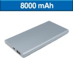 POWER BANK SLIM 8000mAh (TEC103-PL-U) PLATA