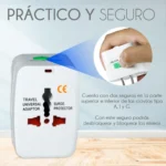 ADAPTADOR DE CORRIENTE INTERNACIONAL 4 EN 1 (TEC145-U) BLANCO - Imagen 2