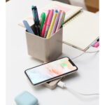 PORTA LÁPICES RIVNE BEIGE TH-095BE ( TH-095 - TH095 - OFICINA ) - Imagen 4