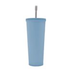 TERMO METÁLICO CON POPOTE AZUL PASTEL TMPS 149 AP (ACERO INOXIDABLE - PLÁSTICO - SILICÓN) - Imagen 2