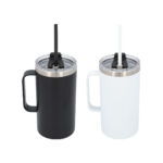 TERMO CON POPOTE EVANTS BLANCO TMPS 153 B (ACERO INOXIDABLE - PLÁSTICO) - Imagen 2