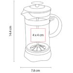 PRENSA FRANCESA COCKER NEGRO TMPS 170 N (VIDRIO - PLÁSTICO - ACERO INOXIDABLE) - Imagen 7