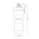 TMPS 202 BE - TERMO BOISSON BEIGE (BEIGE - ACERO INOXIDABLE - PLASTICO - SILICON) - Imagen 6