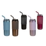 TMPS 204 OX - TERMO ZULÚ GRIS OXFORD (GRIS OXFORD - ACERO INOXIDABLE - PLASTICO - SILICON) - Imagen 5