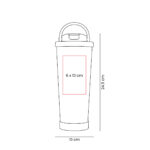 TMPS 221 A - TERMO VIER AZUL (AZUL - ACERO INOXIDABLE - PLASTICO - RUBBER) - Imagen 4