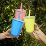 TMPS 227 A - VASO ELISSA AZUL (AZUL - PLASTICO) - Imagen 4