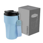 TMPS 229 A - TERMO STREDNA AZUL (AZUL - ACERO INOXIDABLE - PLASTICO - POLIESTER - PU) - Imagen 3