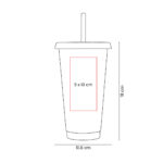 TMPS 237 Y - VASO BLUR AMARILLO (AMARILLO - PLASTICO) - Imagen 4