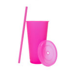 VASO JAS ROSA NEON TMPS 744 PN (PLÁSTICO) - Imagen 2