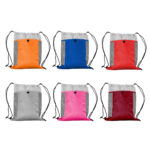 MORRAL TIPO SACO AZUL TX-060A ( TX-060 - TX060 - BOLSAS DEPORTIVAS ) - Imagen 3