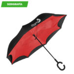 PARAGUAS INVERTIDO BI-TONO ROJO TX-064R ( TX-064 - TX064 -  ) - Imagen 3