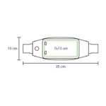 CINTURÓN DEPORTIVO WINDSOR VERDE TX-094V ( TX-094 - TX094 -  ) - Imagen 2