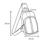 MOCHILA CALGARY NEGRO TX-099 ( TX-099 - TX099 - CROSSBODY ) - Imagen 3