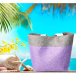 BOLSA ATHI AZUL CLARO TX-124A ( TX-124 - TX124 - BOLSAS DE PLAYA ) - Imagen 2