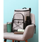 MOCHILA SUWAIQ GRIS CLARO TX-208G ( TX-208 - TX208 -  ) - Imagen 3