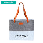BOLSO LLORTS GRIS TX-262G ( TX-262 - TX262 - BOLSAS SHOPPER ) - Imagen 2