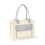 BOLSA INCLES GRIS CLARO TX-265G ( TX-265 - TX265 - BOLSAS SHOPPER,BOLSAS DE PLAYA ) - Imagen 5