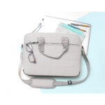 MALETÍN MALANJE GRIS CLARO TX-286G ( TX-286 - TX286 - PORTA LAPTOP ) - Imagen 4