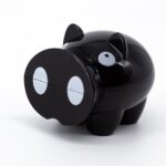 MEMORIA USB PUERQUITO 8GB (USB021-U) NEGRO