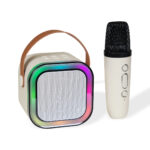 Z 020 BE - BOCINA KARAOKE IDOL (BEIGE - PLASTICO - METAL - CURPIEL) - Imagen 6