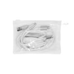 CABLE CON ADAPTADORES "MADISON" (EC736 BLANCO) - Imagen 5
