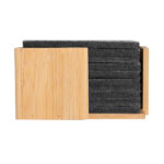 POSAVASOS DE RPET "KOSTER" (T683 GRIS) - Imagen 3