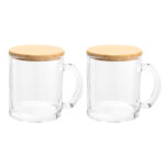 SET DE TAZAS "MAGUI" (T674 TRANSPARENTE)