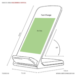 BASE DE CARGA INALAMBRICA VERTICAL (TEC095-U) NEGRO - Imagen 4